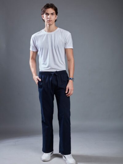 Men's Premium Navy Blue Casual Trousers