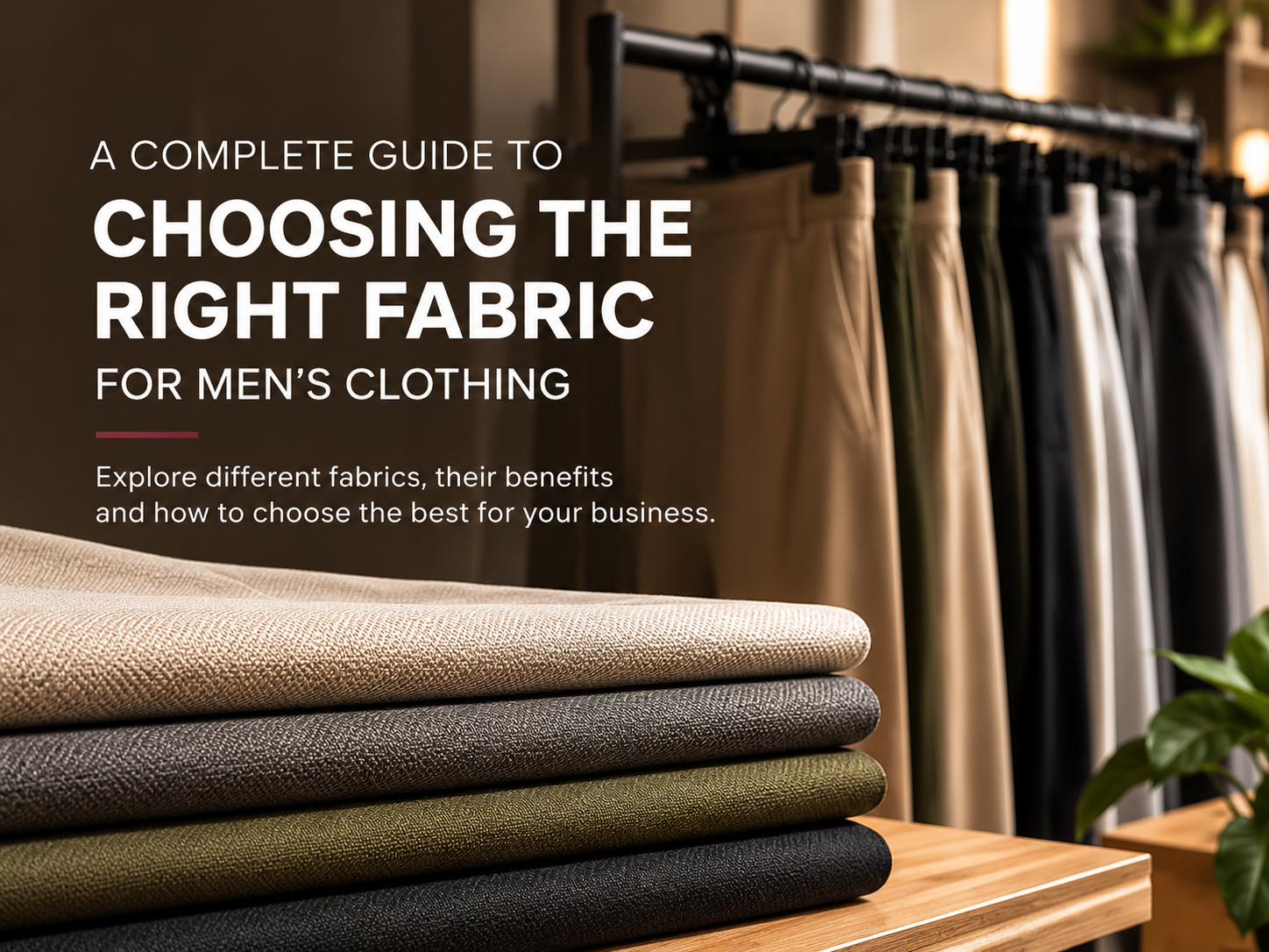 Choosing the Right Fabric for Men's Clothing